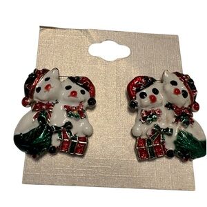 NWOT Christmas Animals Earrings